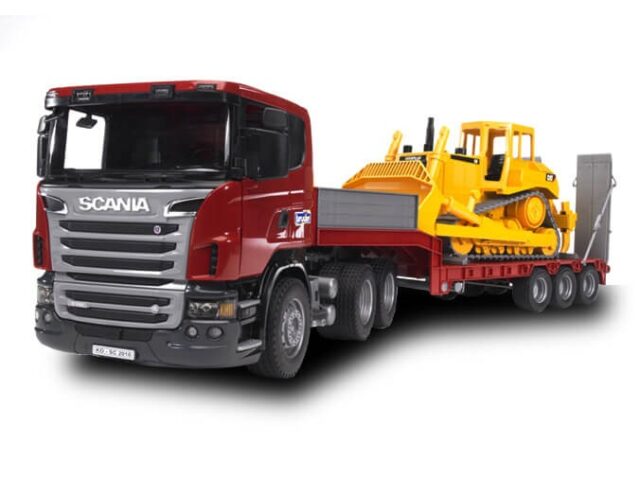 Трал-тяжеловоз SCANIA, МАЗ-тягач (прицеп)